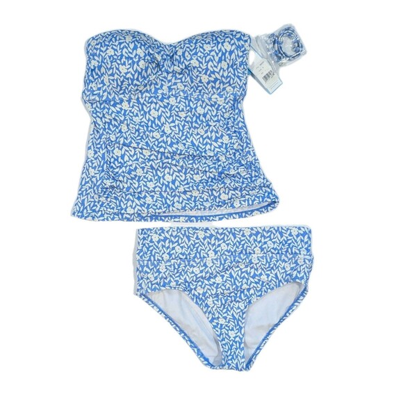 New Draper James Detachable Straps Hipster 2-Piece Swim Suit Tankini - Picture 1 of 15